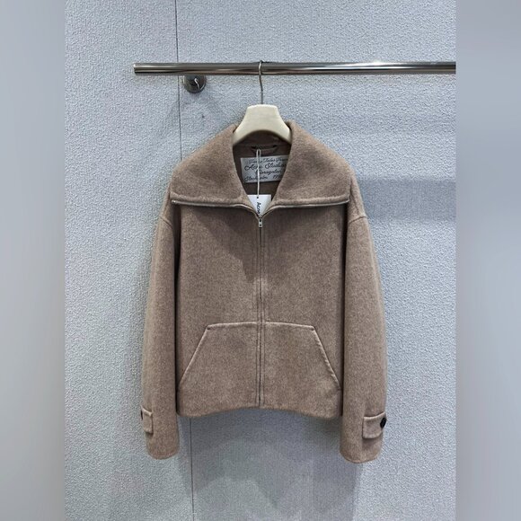 ACNE STUDIOS Olemmy Wool & Cashmere Jacket - Picture 4 of 12